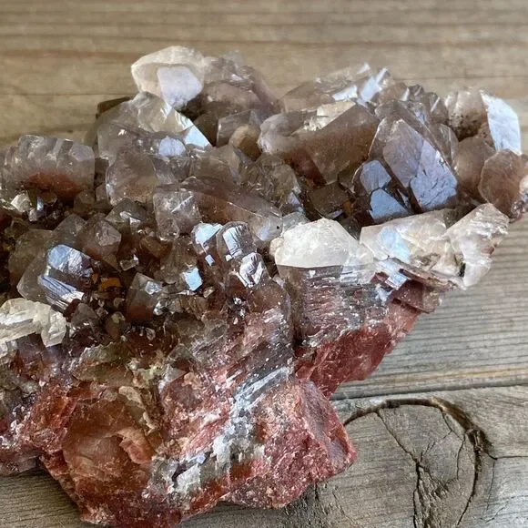 RED Calcite Cluster - Picture 2 of 5